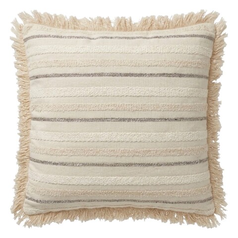 COJIN CUAD BEIGE 60X60CM Unica