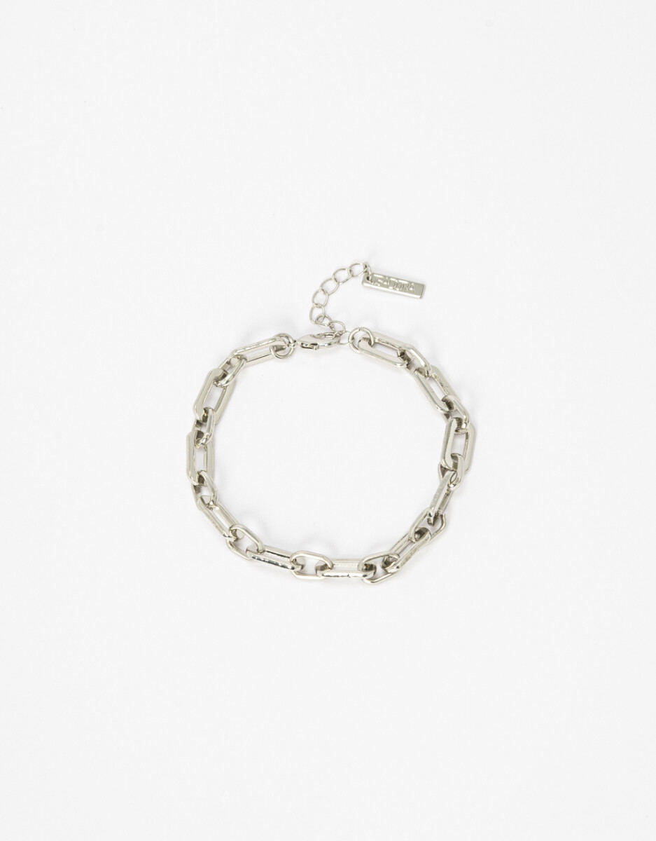 Pulsera Flexible Metal Eslabón. 
