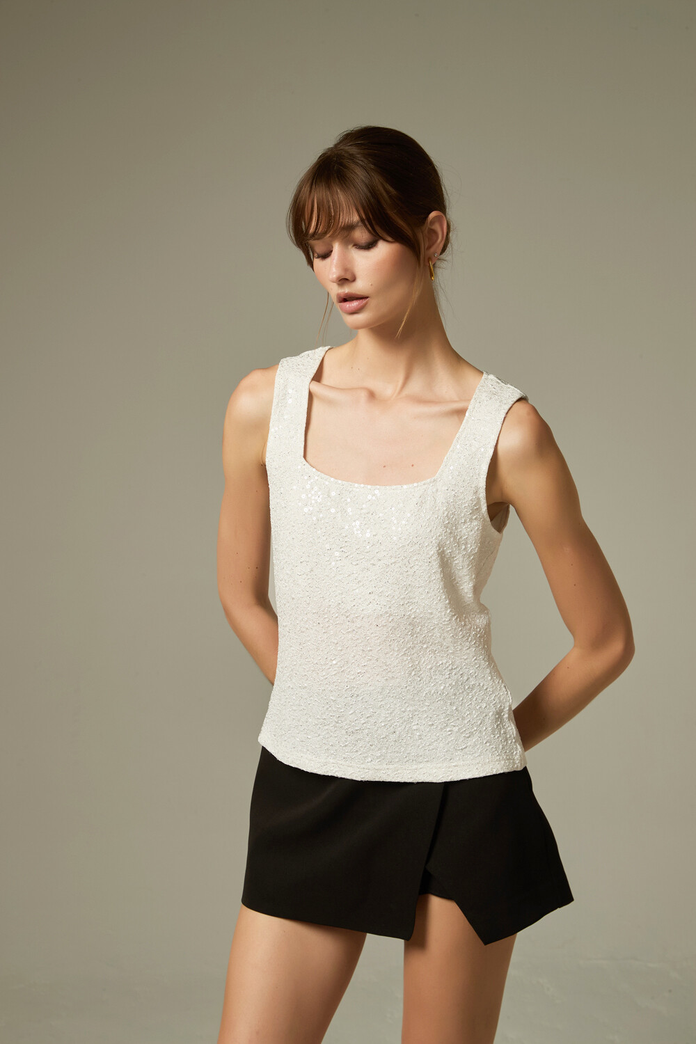 Musculosa Naril Marfil / Off White