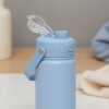 Botella doble pared termico BUBA celeste