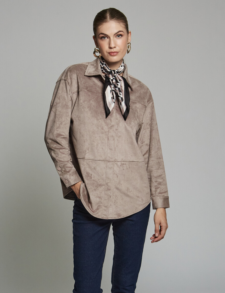 Camisa efecto ante topo