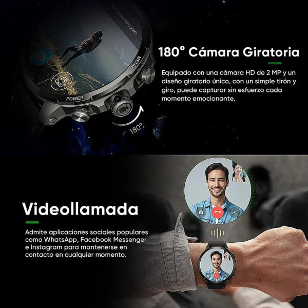 Smartwach Shark X Pro Lte 4g Wifi Cámara SMARTWATCH BLACK SHARK X PRO LTE 4G NEGR