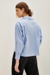 Camisa Marcel Stripes Celeste