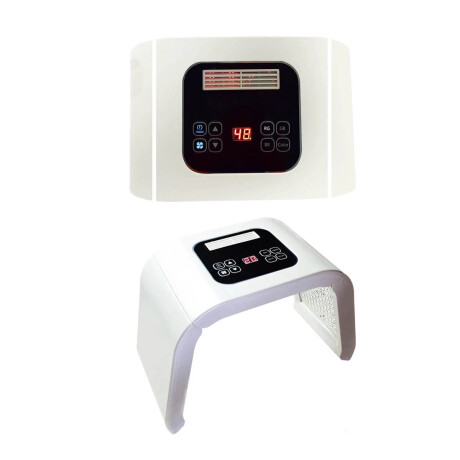 Cabina Fototerapia Tratamiento Prof Luz Facial 7 Led Blanco