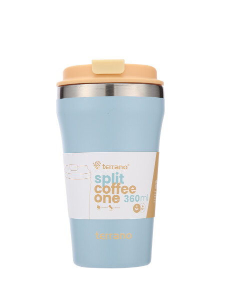 Vaso Térmico Café Split 360mL. Turquesa