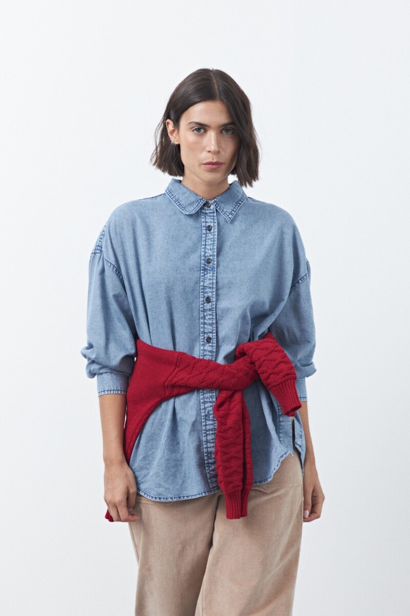 CAMISA OPALITA Azul Lavado