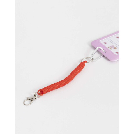 Llavero Y Charm Portarjeta ''k Pop'' Rosa Claro
