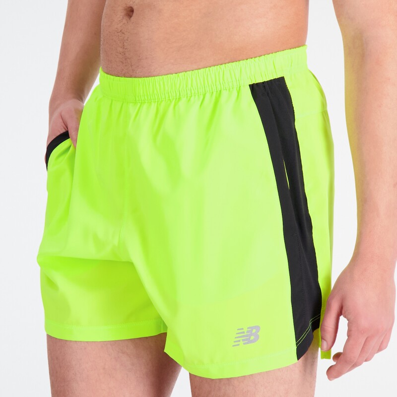 Short New Balance de Hombre - Accelerate 5 Inch - MS23228THW GREEN