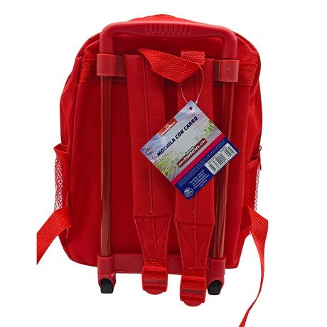 Mochila Escolar Paw Patrol 30CM con Carrito CORAL