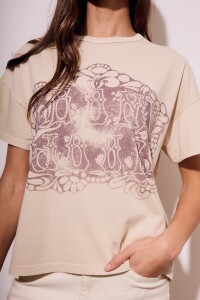 Remera Algodon Lavado Bon Jour Arena