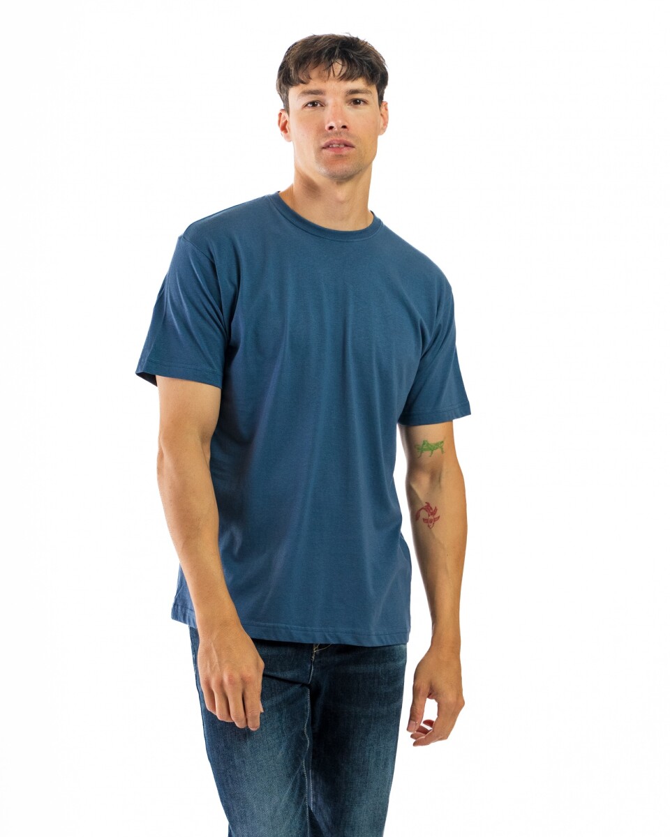 Remera Cuello Base - Indigo 