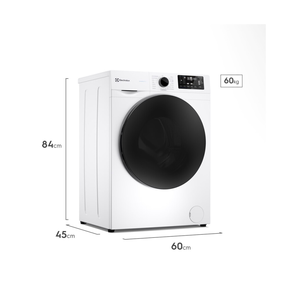 Lavarropas Carga Frontal Electrolux Inverter 7 kg Blanco