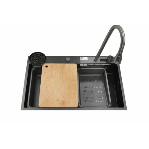 Pileta de cocina Dream Plus Completa 75x46 acero 304 Pileta De Cocina Dream Plus Completa 75x46 Acero 304