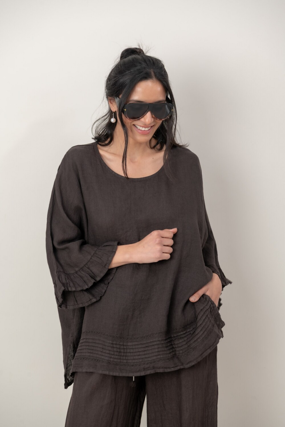BLUSA ZENIT Chocolate