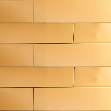 CERAMICA PARA PARED DE 10X38 ACETINADO MOSTAZA TIPO BRICK SERIE INNOVA CERAL GAMAS DE AMARILLO