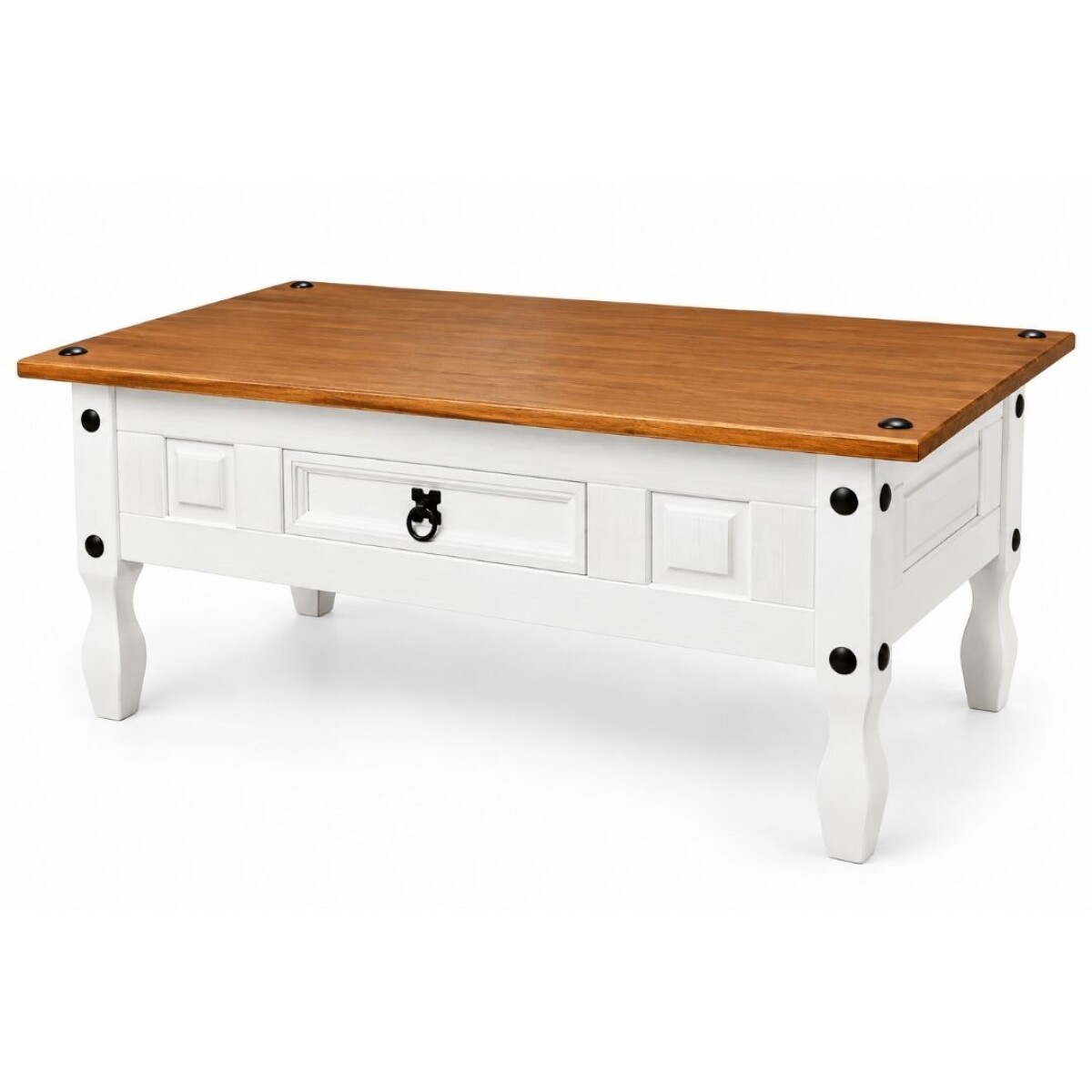 Mesa de Living 1 Cajón MEX CH9165B Blanca 