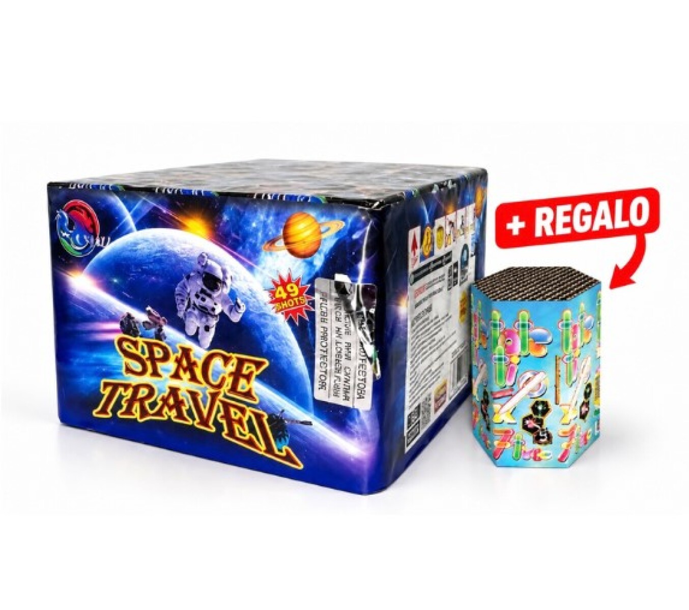 TORTA UFO 05 SPACE TRAVEL 49T + REGALO TA TE TI 7T 