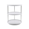 ORGANIZADOR BLANCO GIRATORIO 3 NIV 30.3X7.2X30.3CM Unica