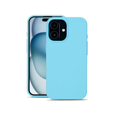 Estuche TPU Para IPhone 16 Celeste Estuche TPU Para IPhone 16 Celeste