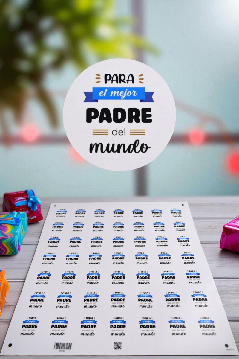 Stickers día del padre plancha - DISEÑO 2 