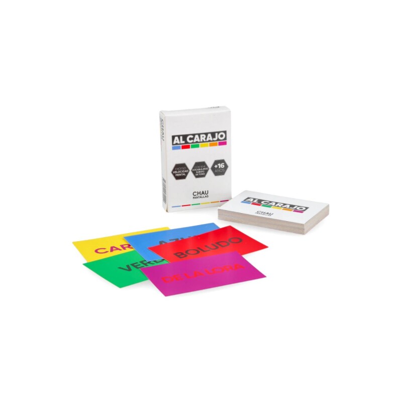 Juego de cartas Al Carajo Chau Pantallas 18+ Juego De Cartas Al Carajo Chau Pantallas 18+