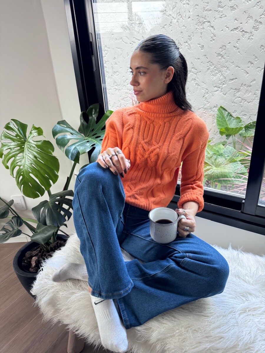 Polera Paz - naranja 