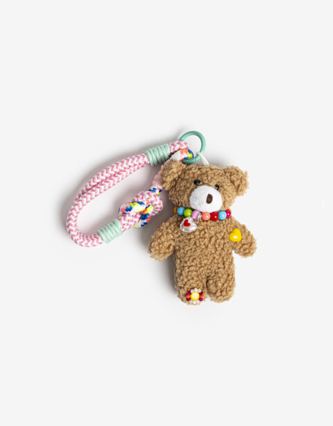 Llavero Cozy Llavero Y Bag Charm Oso - Combinacion Multicolor