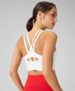 Bra Deportivo Principal Longline Medium Impact Mujer Classic White