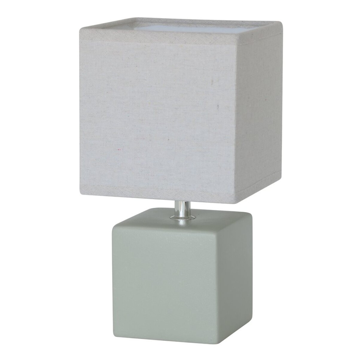 LAMPARA DE MESA CERAMICA D15x30CM GRIS 