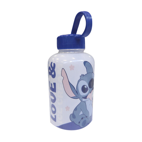 Botella Plástica Stitch 280 ml con Agarre U