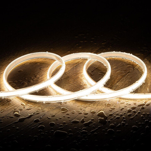 Cinta tira LED COB sumergible 5mt 24V 29W cálida ZU0722