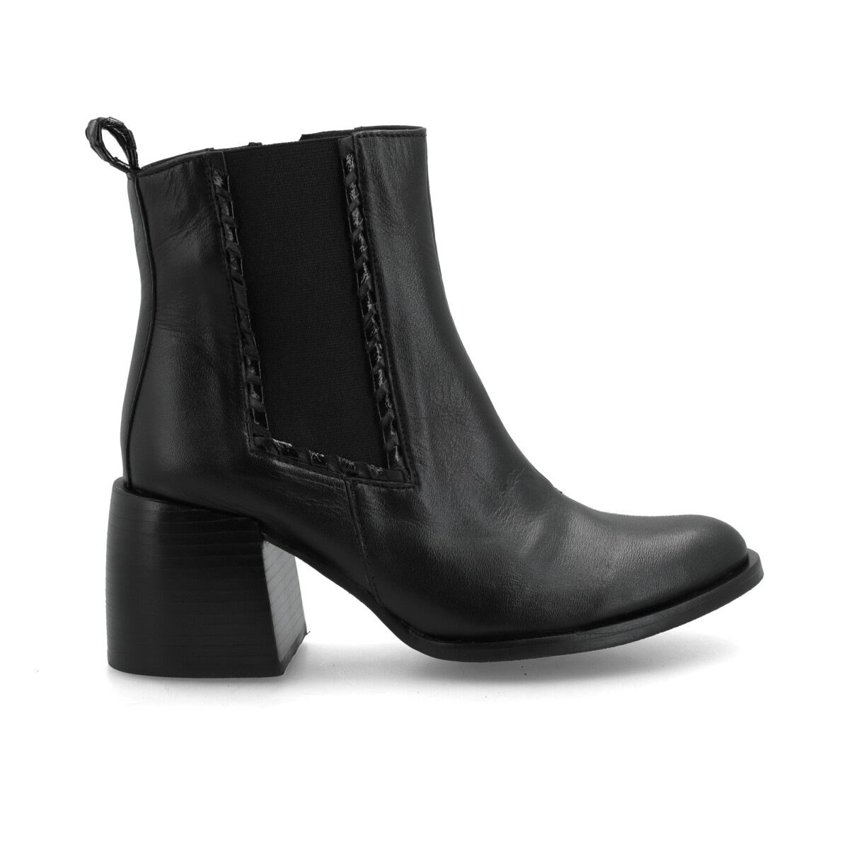 BOTA VENET - CUERO VINNA - NEGRO 