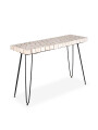 Consola Log, Washed Color Unico