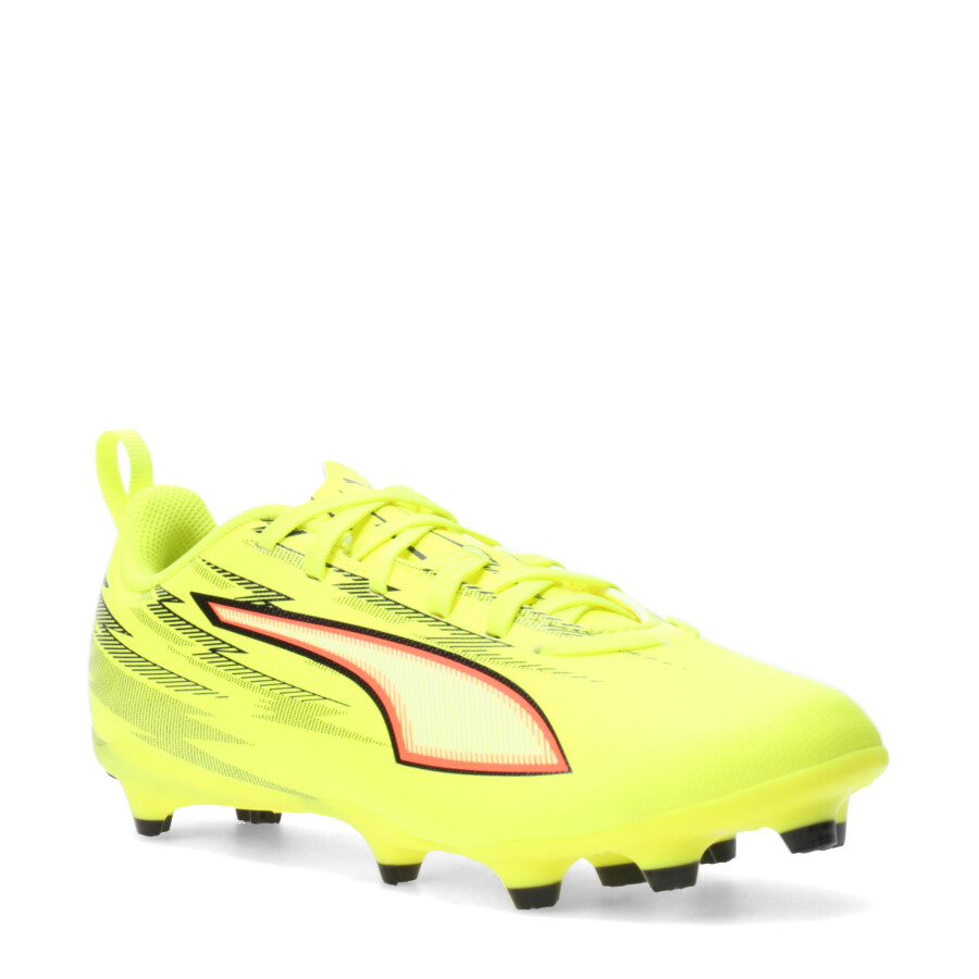 Championes de Niños Puma Futbol 11 Ultra 6 Play Fg/Ag Jrs Amarillo - Negro