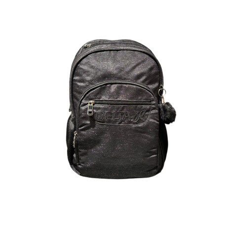 Mochila escolar espalda 17" con útiles Negro