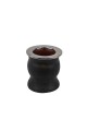 Mate de ceramica forrado en cuero tipo copa Negro