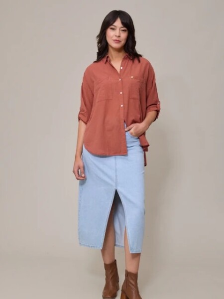 CAMISA POLANCO BLAISE NARANJA