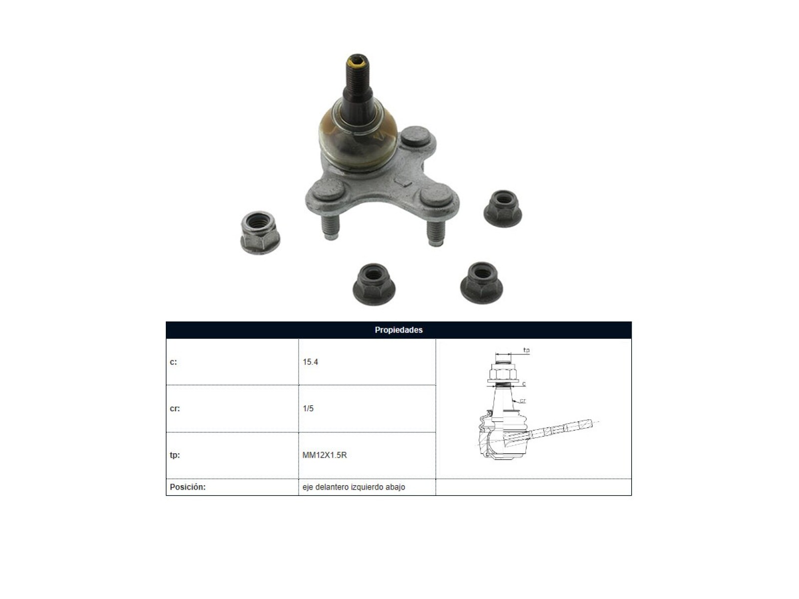 Rotula Del Seat Ibiza V 20-25 Izq 