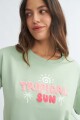 Remera Tropical sun VERDE