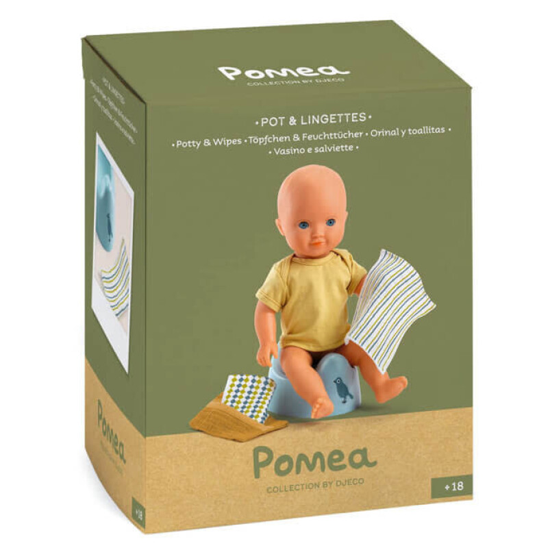 Pelela con accesorios para bebe de juguete Pelela con accesorios para bebe de juguete