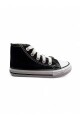 BOTA DEPORTIVA MEDIO BASKET LONA NIÑO Negro