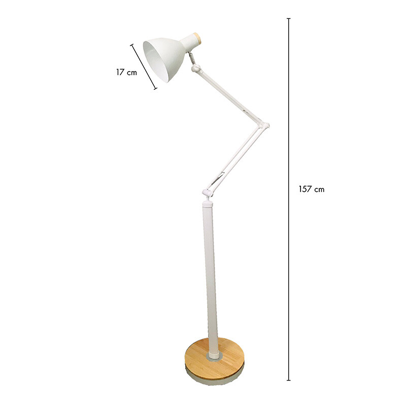 ADP3006 Lámpara de Pie decorativa forks blanco