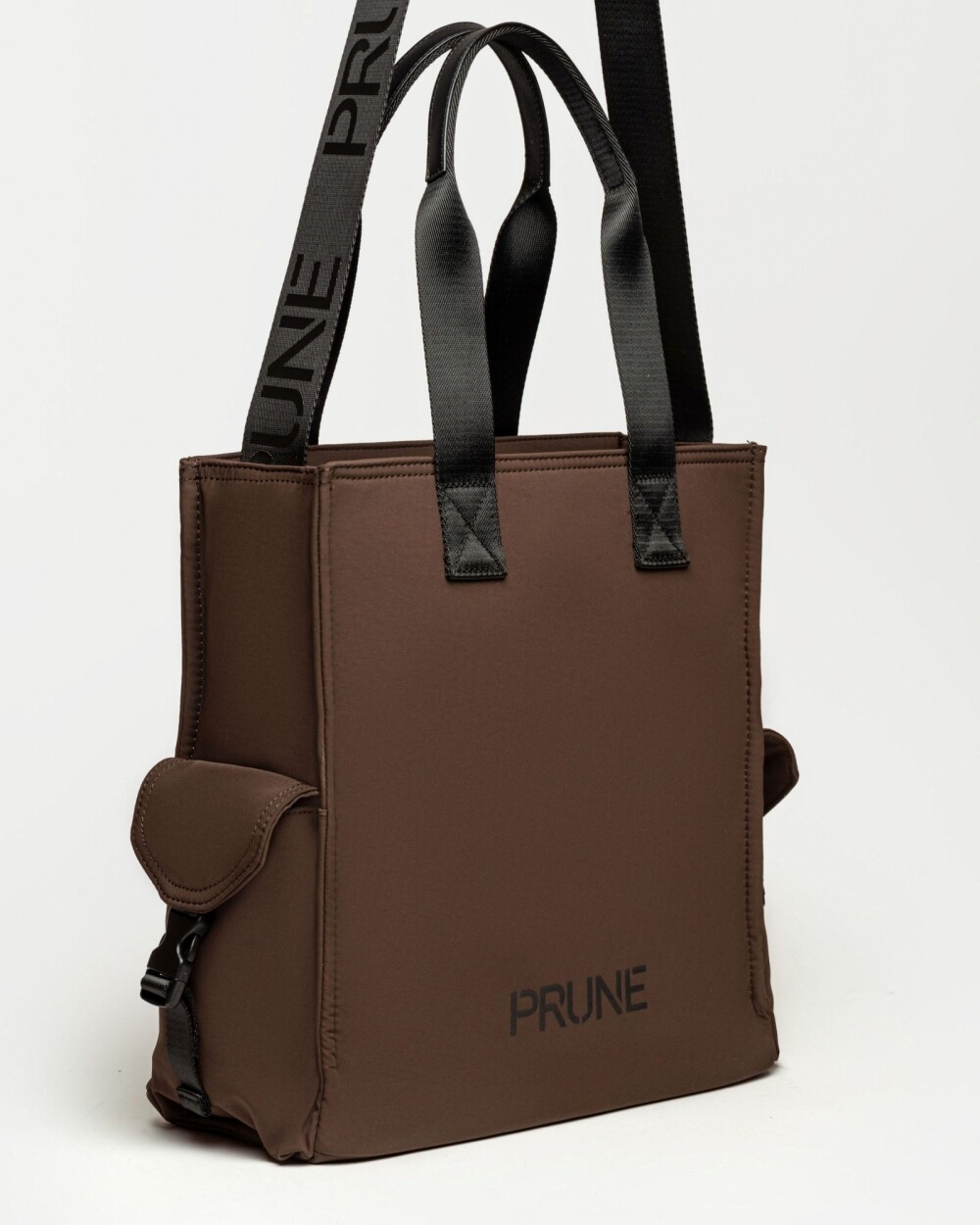 Cartera al hombro Flight en Nylon Chocolate