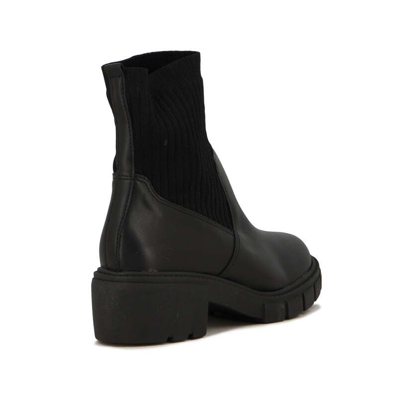 Bota Beira Rio Mujer Taco 4cm Negro