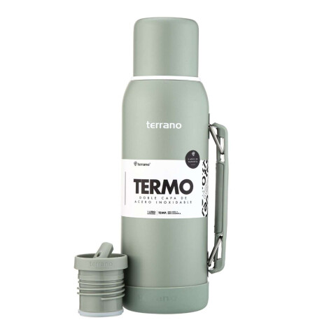 Termo Premium 1lt. Con base de Silicona Oliva