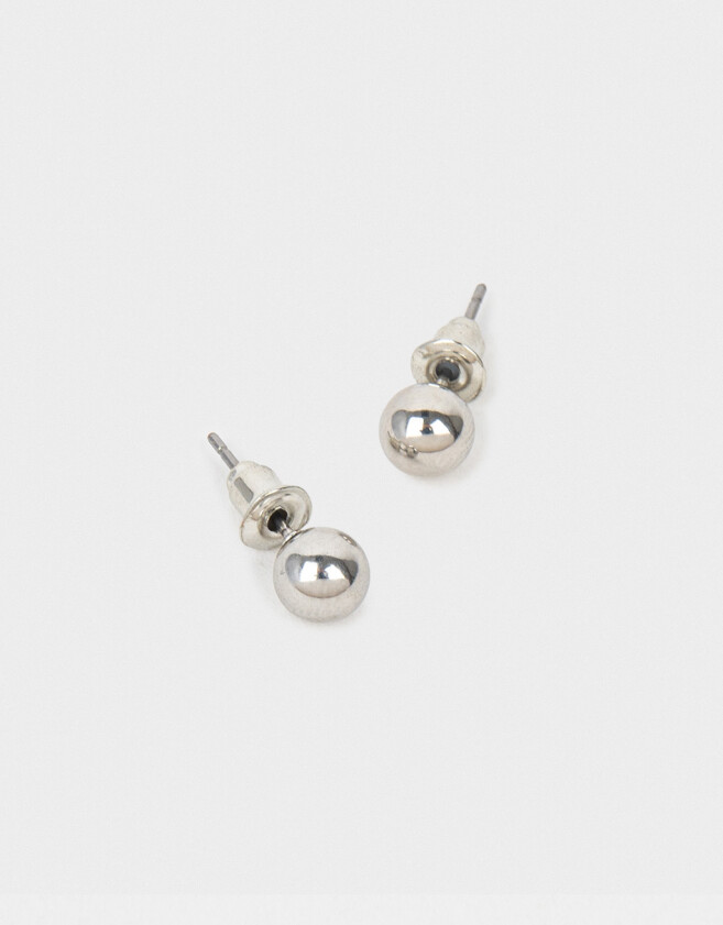 Aros Pasantes Metal Aros Pasantes De Metal - Plateado