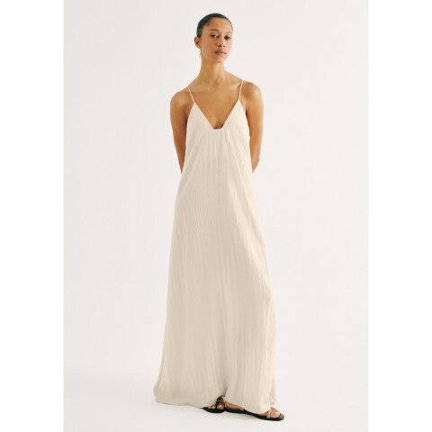 VESTIDO FEM CAQUI CLARO