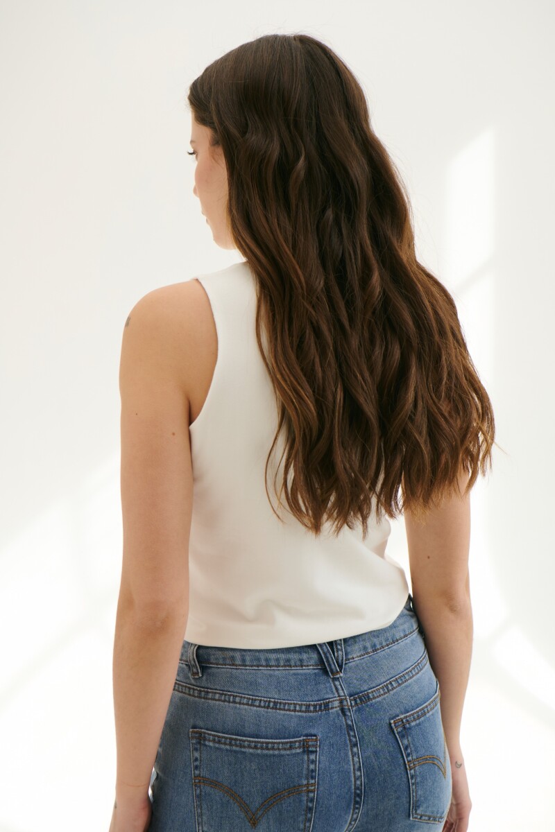 MUSCULOSA DOBLE BLANCO