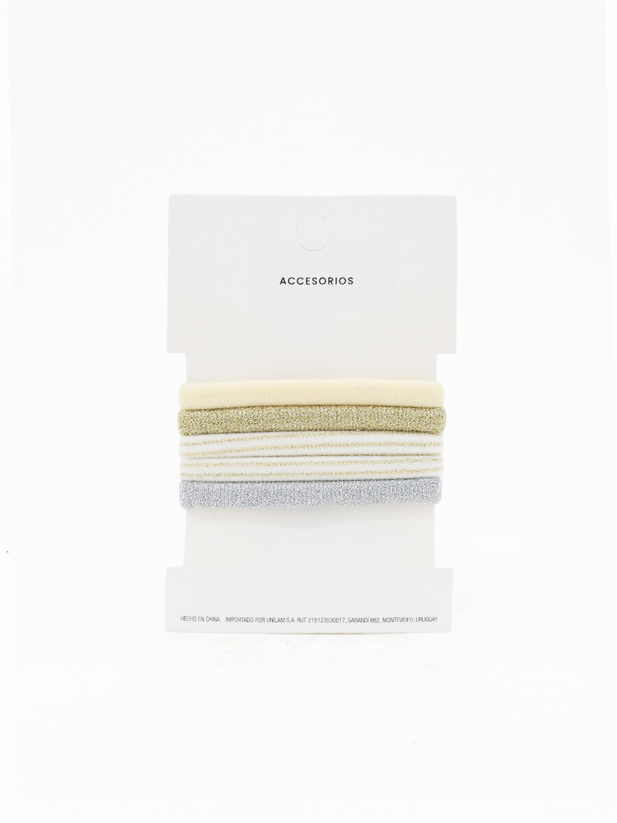 COLEROS PACK X5 - BEIGE CLARO 