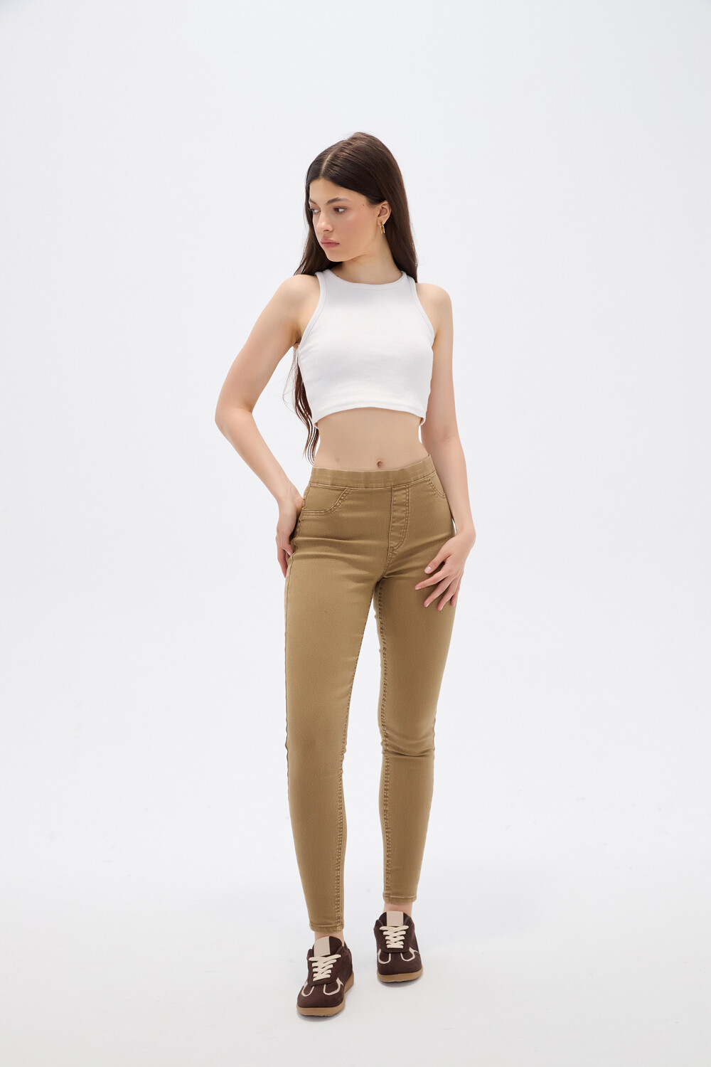 Pantalon Rhovas Taupe Claro